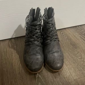 2 for $10 sale**Gray high heeled booties